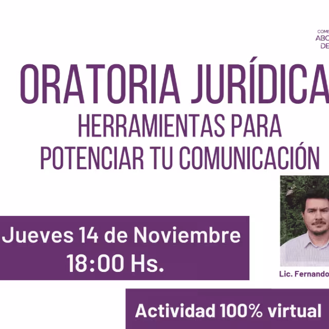 Oratoria Jurídica: herramientas para potenciar tu comunicación