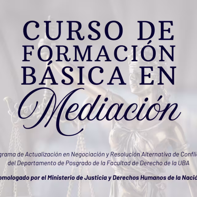 Curso de Formación Básica en Mediación