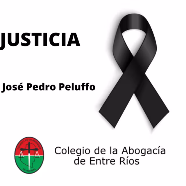 El Colegio de la Abogacía pide justicia por el crimen de José Peluffo
