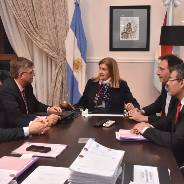 Autoridades del Colegio de Abogados se reunieron con la ministra de Gobierno